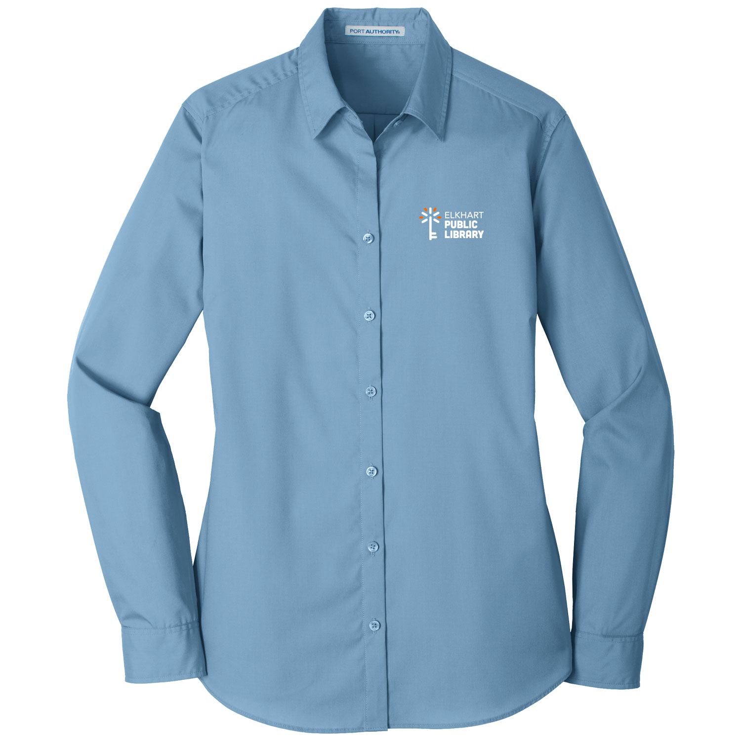 10 - Women's Long Sleeve Poplin Shirt - Image 2