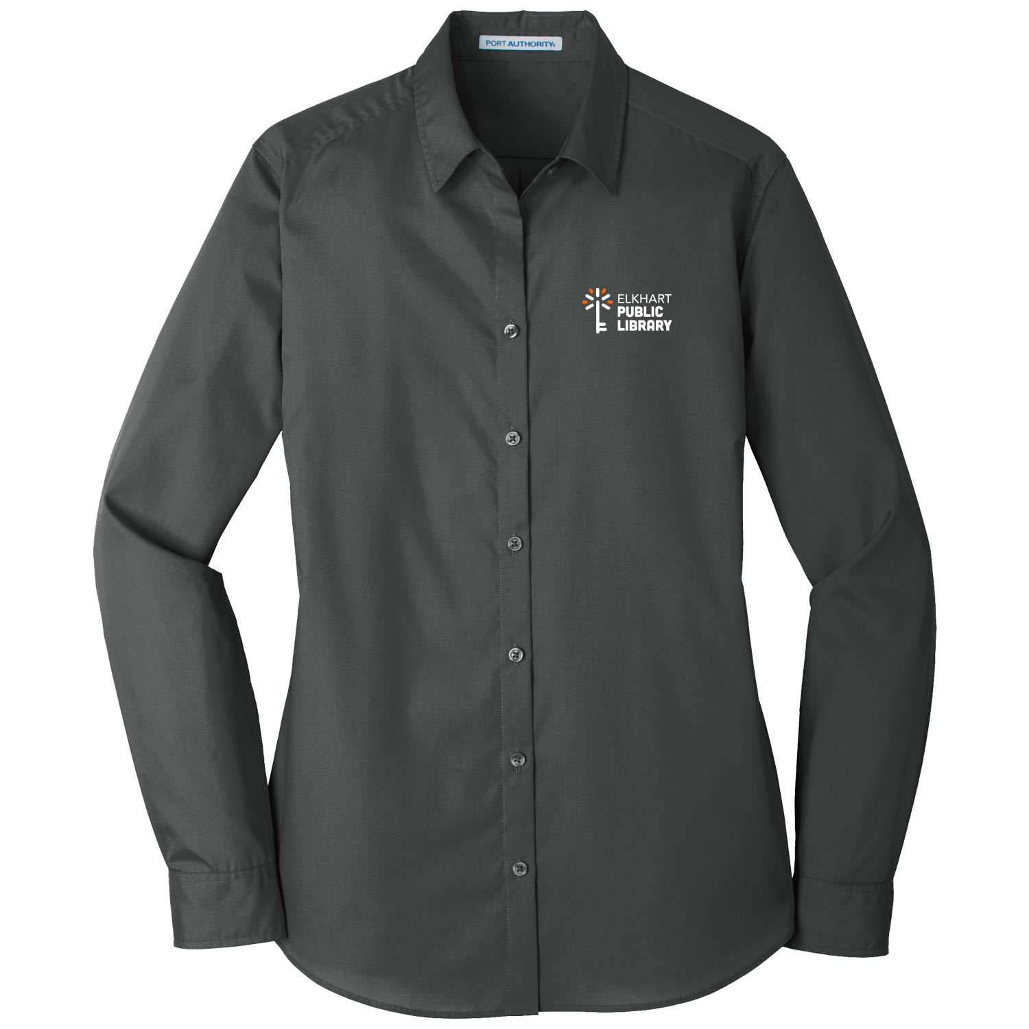 10 - Women's Long Sleeve Poplin Shirt - Image 4