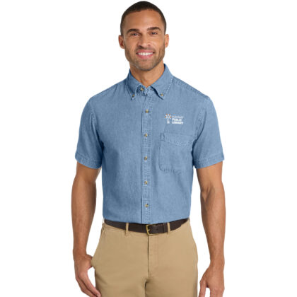 31 - Port & Co™ Short Sleeve Value Denim Shirt
